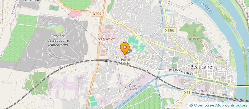 localisation de l'entreprise MONSIEUR ACHRAF EL YOUSSFI  BEAUCAIRE