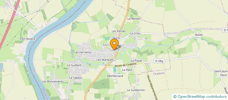 localisation de l'entreprise MONSIEUR ACHRAF ELQIMA à MESSIMY-SUR-SAONE