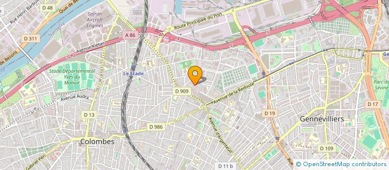 localisation de l'entreprise MONSIEUR ACHRAF FAILALI à COLOMBES