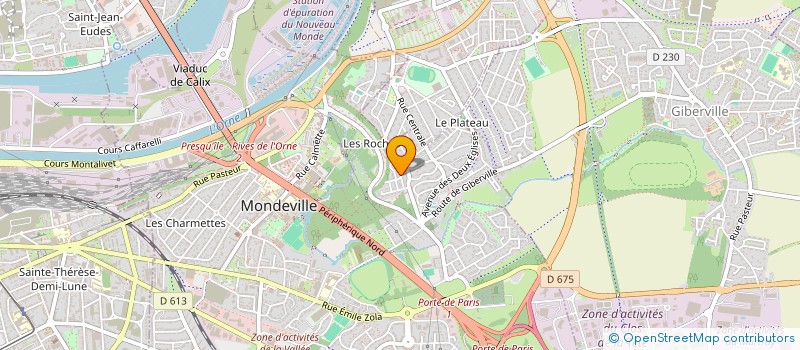 localisation de l'entreprise MONSIEUR ACHRAF HAMDI  MONDEVILLE