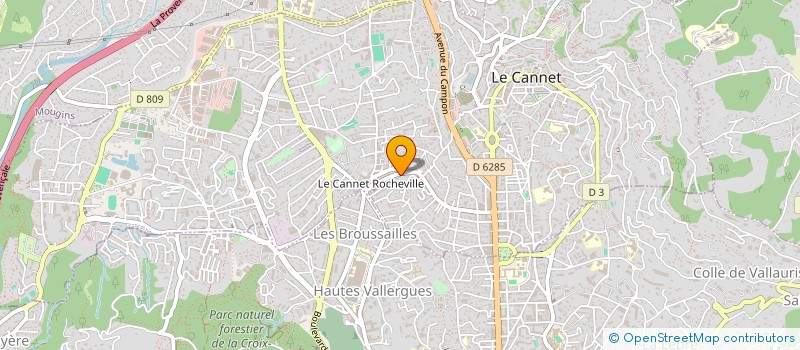 localisation de l'entreprise MONSIEUR ACHRAF HAMMAMI à LE CANNET