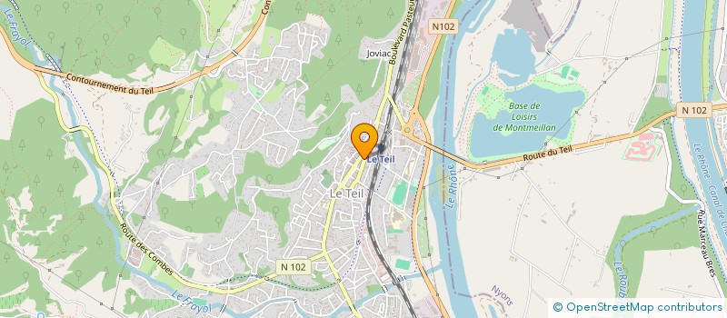 localisation de l'entreprise MONSIEUR ACHRAF HRIDOUCH  LE TEIL