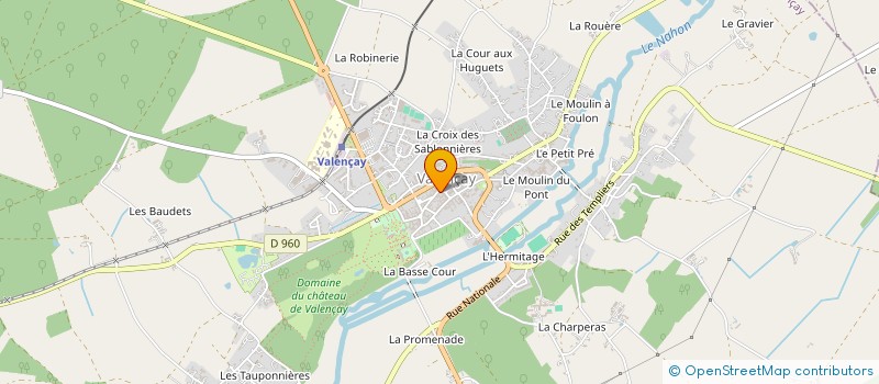 localisation de l'entreprise MONSIEUR ACHRAF IDZOUZANE  VALENCAY