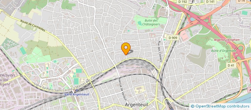 localisation de l'entreprise MONSIEUR ACHRAF KAHLAOUI  ARGENTEUIL