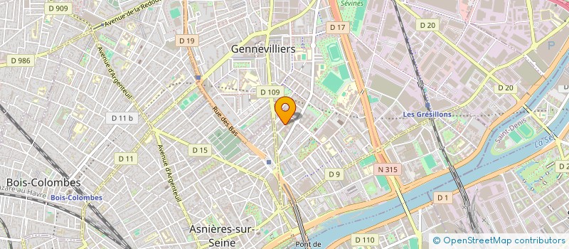 localisation de l'entreprise MONSIEUR ACHRAF KHARRAB à GENNEVILLIERS