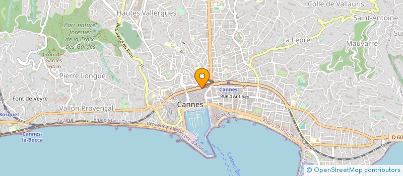 localisation de l'entreprise MONSIEUR ACHRAF KHENNOUSSI  CANNES