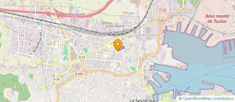 localisation de l'entreprise MONSIEUR ACHRAF KHEROUAA  LA SEYNE-SUR-MER