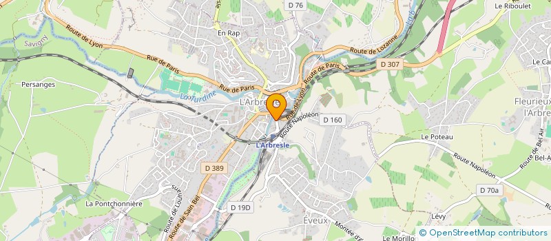 localisation de l'entreprise MONSIEUR ACHRAF KOUITI  L'ARBRESLE