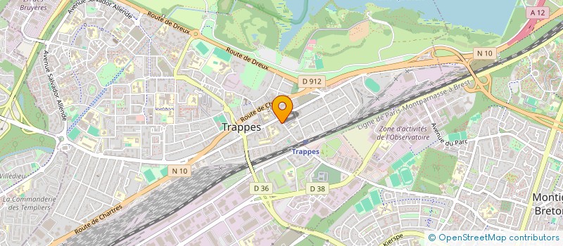 localisation de l'entreprise MONSIEUR ACHRAF LABRIKI  TRAPPES