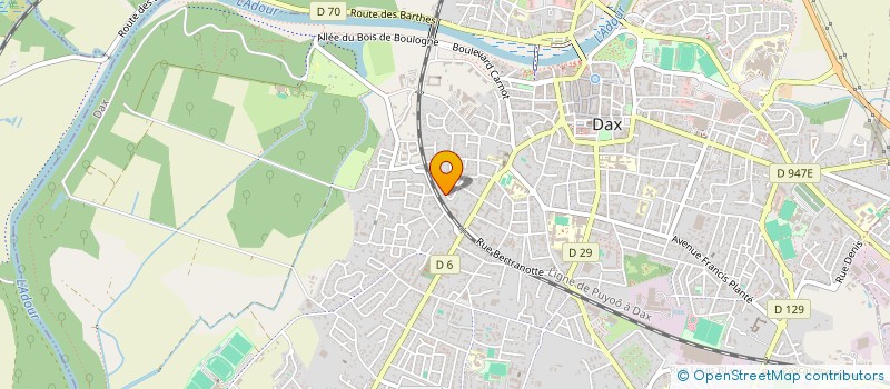 localisation de l'entreprise MONSIEUR ACHRAF MAGHIT  DAX