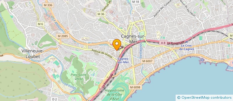 localisation de l'entreprise MONSIEUR ACHRAF MAHJOUB  CAGNES-SUR-MER