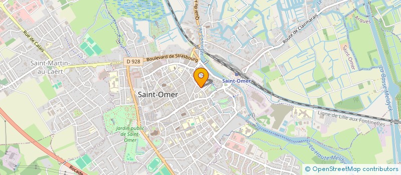 localisation de l'entreprise MONSIEUR ACHRAF MALKOUNI  SAINT-OMER