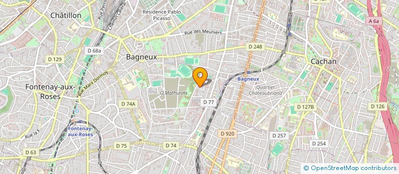 localisation de l'entreprise MONSIEUR ACHRAF MALLOUG à BAGNEUX