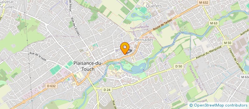 localisation de l'entreprise MONSIEUR ACHRAF MARNISSI-QASMI  PLAISANCE-DU-TOUCH