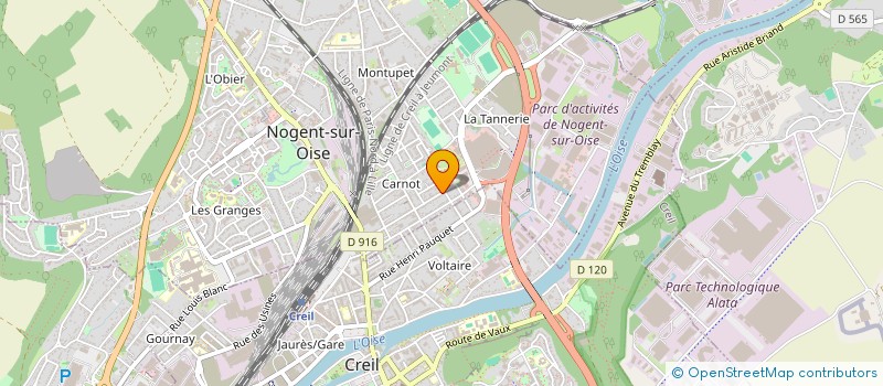 localisation de l'entreprise MONSIEUR ACHRAF MEHTOUGUI  NOGENT-SUR-OISE