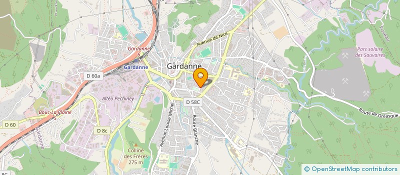 localisation de l'entreprise MONSIEUR ACHRAF MESSAOUDI  GARDANNE