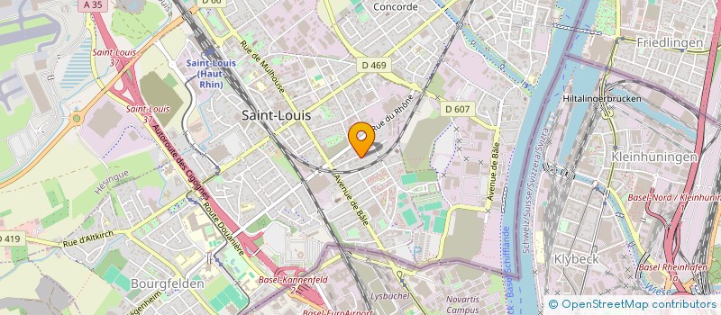 localisation de l'entreprise MONSIEUR ACHRAF NOURI  SAINT-LOUIS