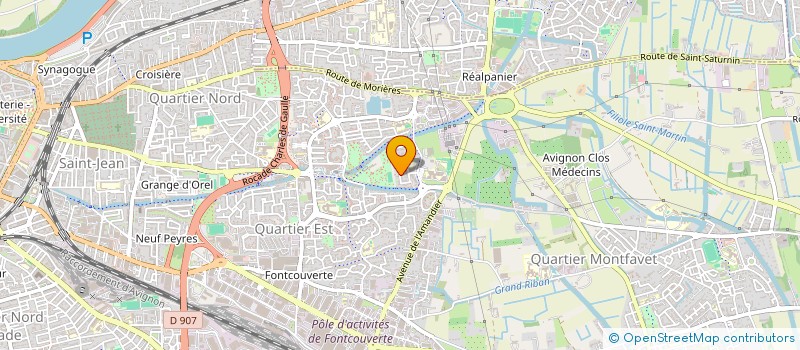 localisation de l'entreprise MONSIEUR ACHRAF REDJIMI  AVIGNON