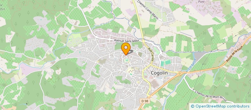 localisation de l'entreprise MONSIEUR ACHRAF SALLAH  COGOLIN