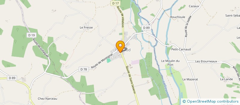 localisation de l'entreprise MONSIEUR ACHRAF SAOUDI  PALLUAUD