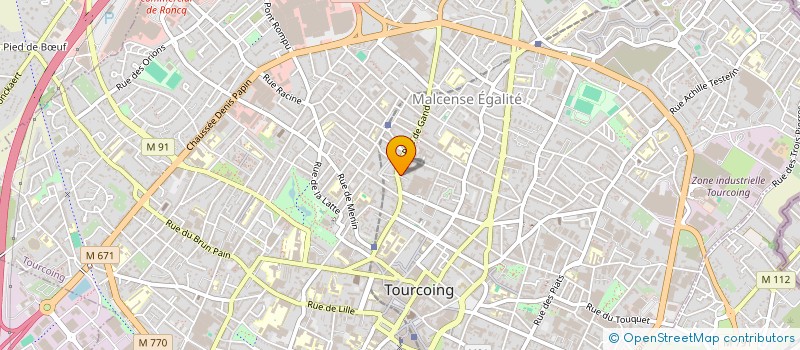 localisation de l'entreprise MONSIEUR ACHRAF SOUSSI  TOURCOING