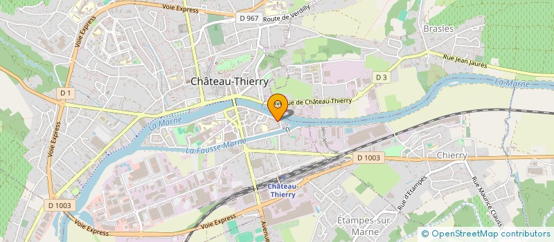 localisation de l'entreprise MONSIEUR ACHRAF ZAGHOUR à CHATEAU-THIERRY
