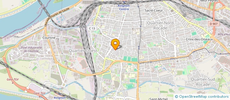 localisation de l'entreprise MONSIEUR ACHRAFE JEBBARI  AVIGNON