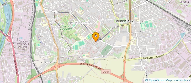 localisation de l'entreprise MONSIEUR ACHREF ATOUSSI  VENISSIEUX