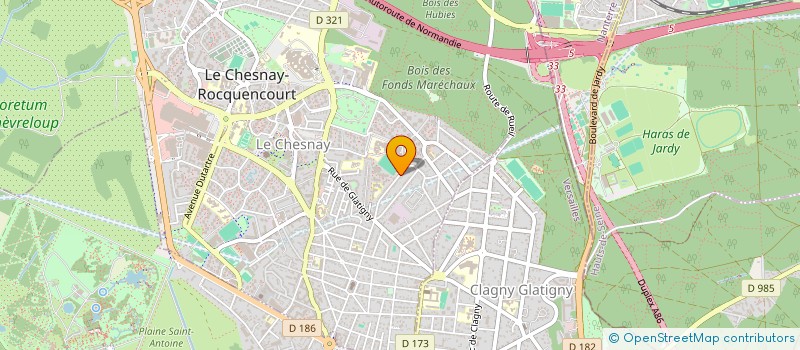 localisation de l'entreprise MONSIEUR ACHREF BEN SLAMA  LE CHESNAY-ROCQUENCOURT