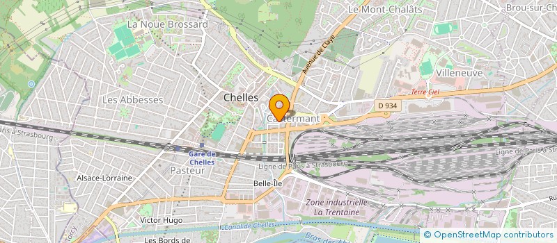 localisation de l'entreprise MONSIEUR ACHREF BEN YOUNES à CHELLES