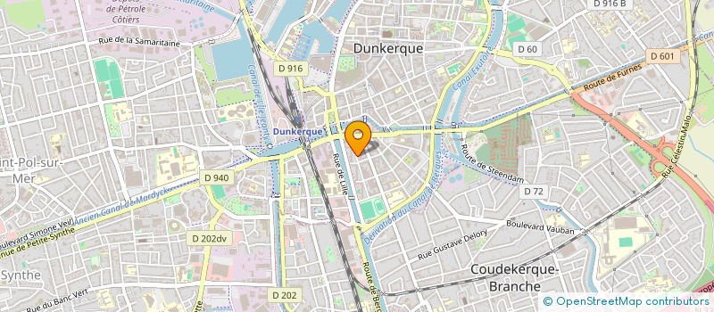 localisation de l'entreprise MONSIEUR ACHREF BHIRI à DUNKERQUE