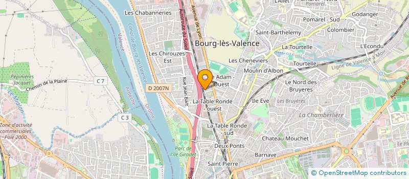 localisation de l'entreprise MONSIEUR ACHREF DALHOUMI  BOURG-LES-VALENCE