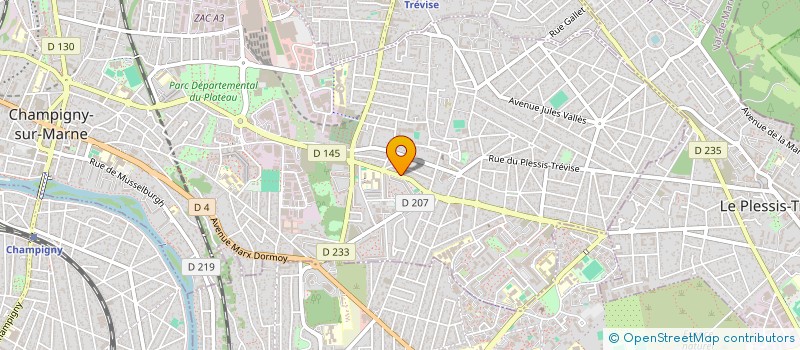 localisation de l'entreprise MONSIEUR ACHREF MABROUK à CHAMPIGNY-SUR-MARNE
