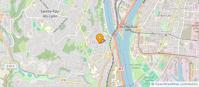 localisation de l'entreprise MONSIEUR ACHREF MADI  LA MULATIERE