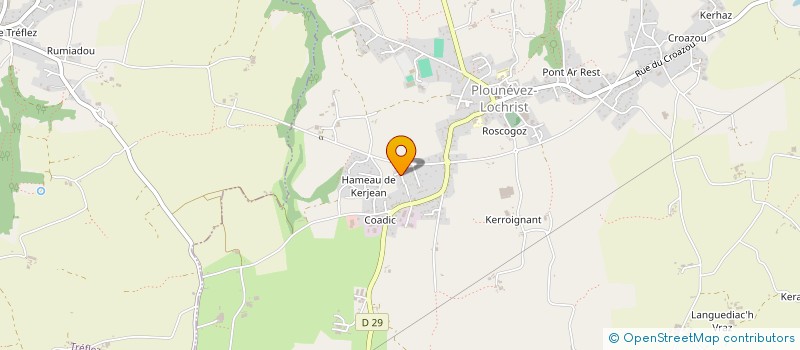 localisation de l'entreprise MONSIEUR ACHREF RAFRAFI  PLOUNEVEZ-LOCHRIST