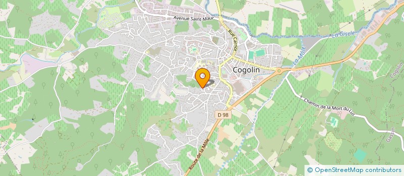 localisation de l'entreprise MONSIEUR ACHREF REZGUI à COGOLIN