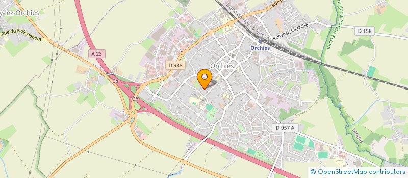 localisation de l'entreprise MONSIEUR ACTIV' EAT  ORCHIES