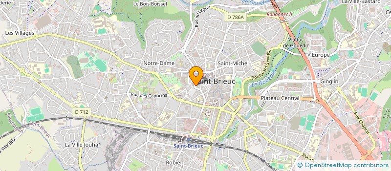 localisation de l'entreprise MONSIEUR ACYLE BEN ISMAIL à SAINT-BRIEUC