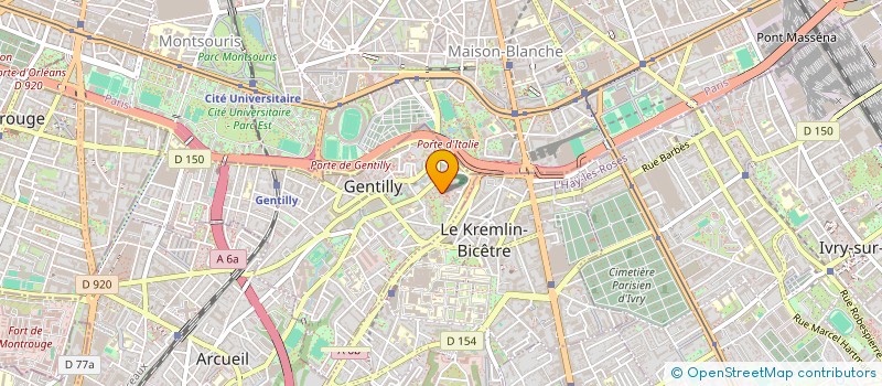 localisation de l'entreprise MONSIEUR ADAIR LAMPREA OKAMEL à GENTILLY