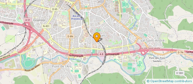 localisation de l'entreprise MONSIEUR ADALBERT NKOUDOU BESSALA à AIX-EN-PROVENCE