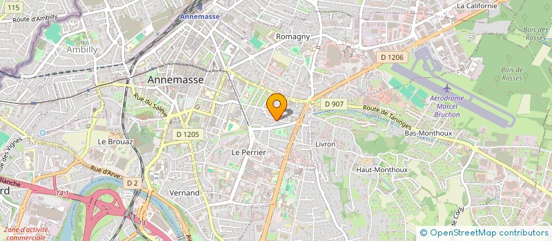localisation de l'entreprise MONSIEUR ADALBERT SHYTIEV à ANNEMASSE