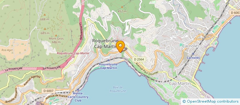 localisation de l'entreprise MONSIEUR ADALBERTO BESTETTI à ROQUEBRUNE-CAP-MARTIN