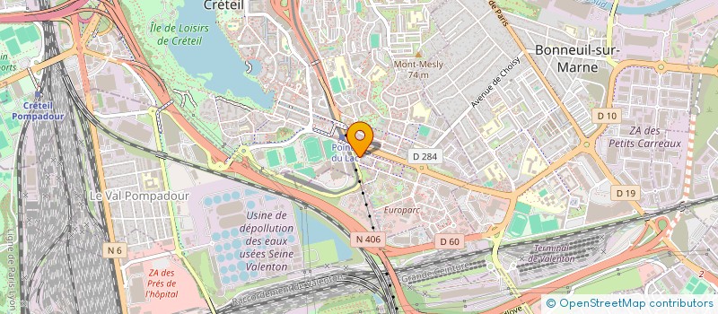 localisation de l'entreprise MONSIEUR ADAM ABAKAR  CRETEIL