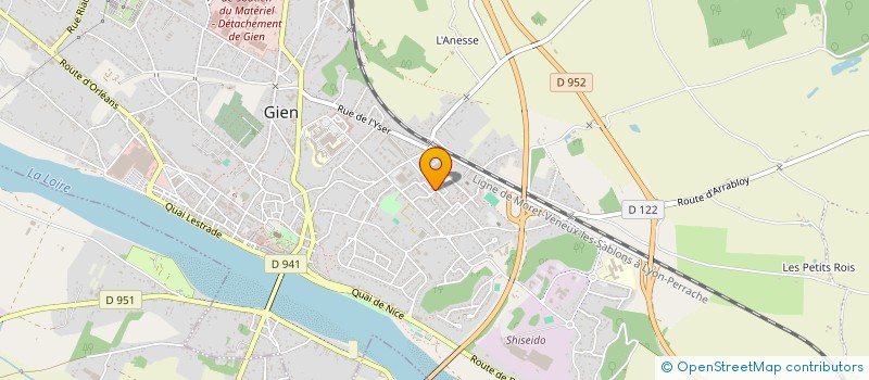 localisation de l'entreprise MONSIEUR ADAM ABDALLAH ADAM  GIEN