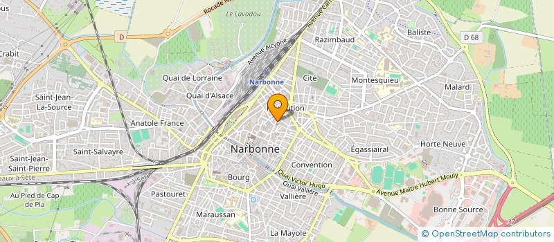 localisation de l'entreprise MONSIEUR ADAM ABDALLAH ISMAIL à NARBONNE