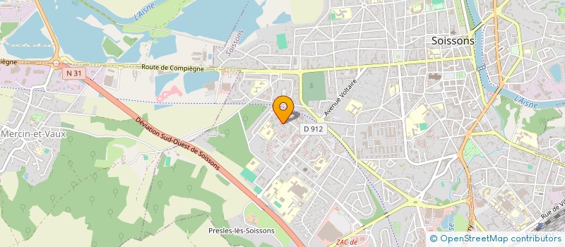 localisation de l'entreprise MONSIEUR ADAM ABDERRAHMANE ADAM à SOISSONS