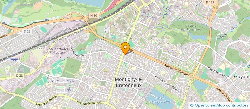 localisation de l'entreprise MONSIEUR ADAM ABDERRAHMEN SOUGUIR  MONTIGNY LE BRETONNEUX