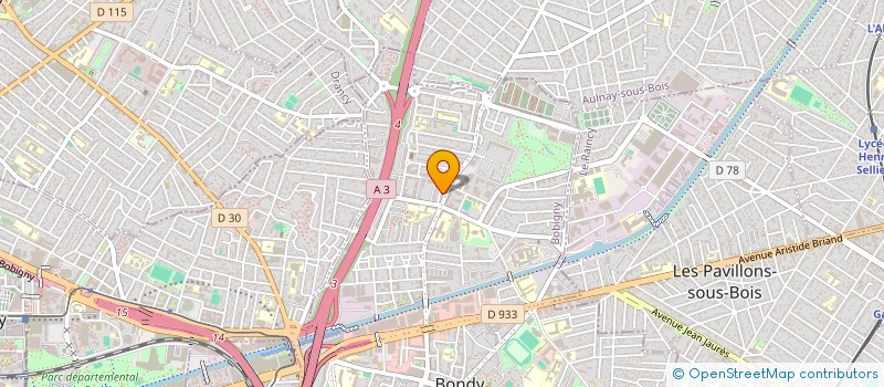 localisation de l'entreprise MONSIEUR ADAM ABDOUL HOUSSEINE  BONDY