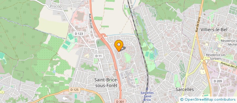 localisation de l'entreprise MONSIEUR ADAM ABIJMIL  SAINT-BRICE-SOUS-FORET