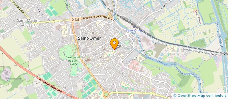 localisation de l'entreprise MONSIEUR ADAM ABUBAKER ALI  HAZEBROUCK